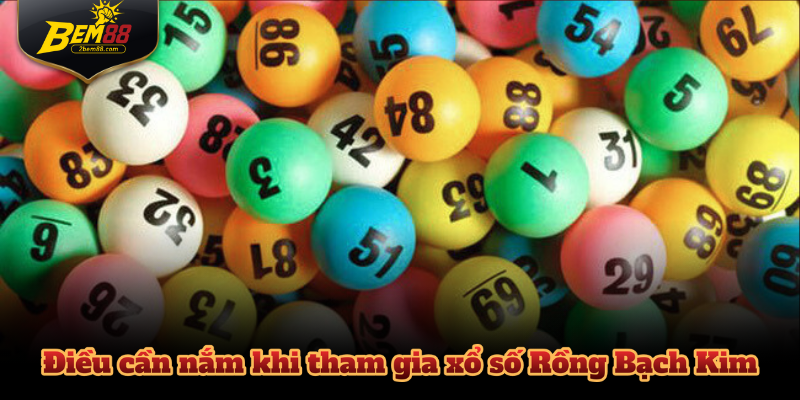 Điều cần nắm khi tham gia xổ số Rồng Bạch Kim